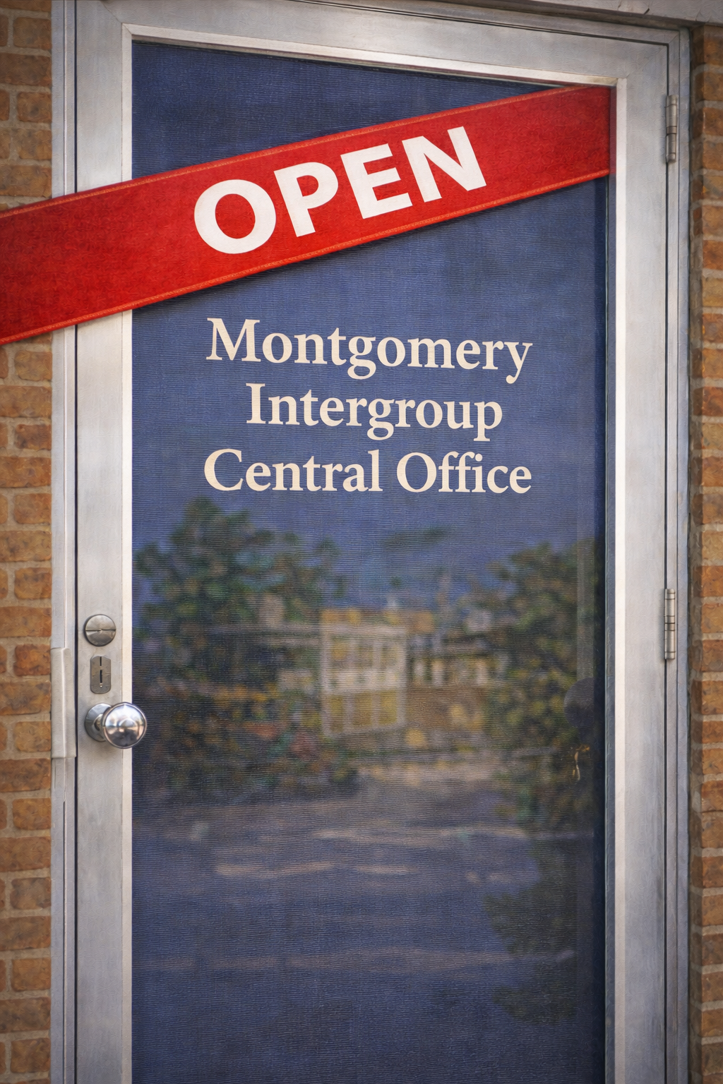 The Montgomery Intergroup Central Office is open every Monday from 10 am to 2 pm, except holidays.